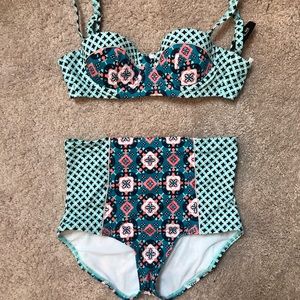 NWT High waist bikini